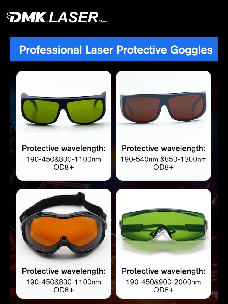Industrial Laser Glasses - Okulary ochronne DMK do cięcia i