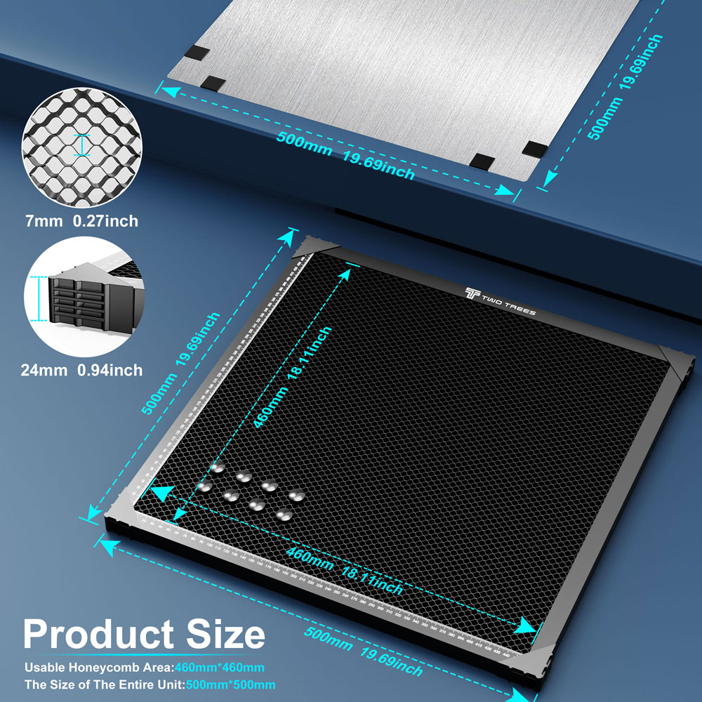 Stół roboczy z siatką plastra  – Industrial Laser Table recenzja i cena