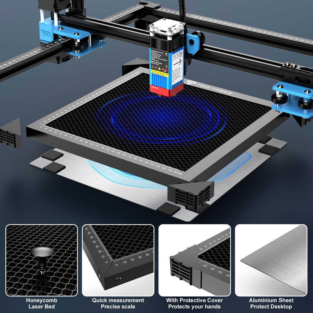Stół roboczy z siatką plastra  – Industrial Laser Table recenzja i cena