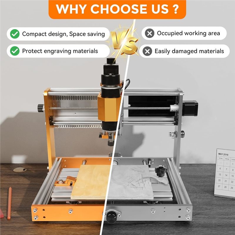 Zaciski do frezarki CNC 3018,  – Dust Shoe Cnc recenzja i cena