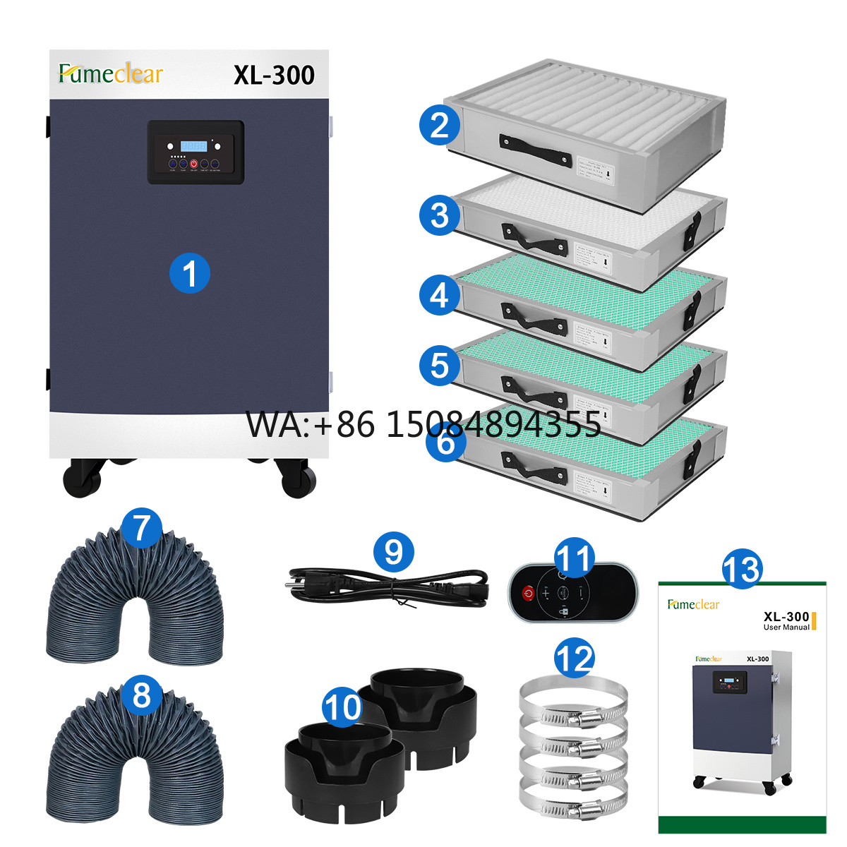 H13 330W 5-stopniowy filtr Eks – Co2 Laser Engraving Machine recenzja i cena