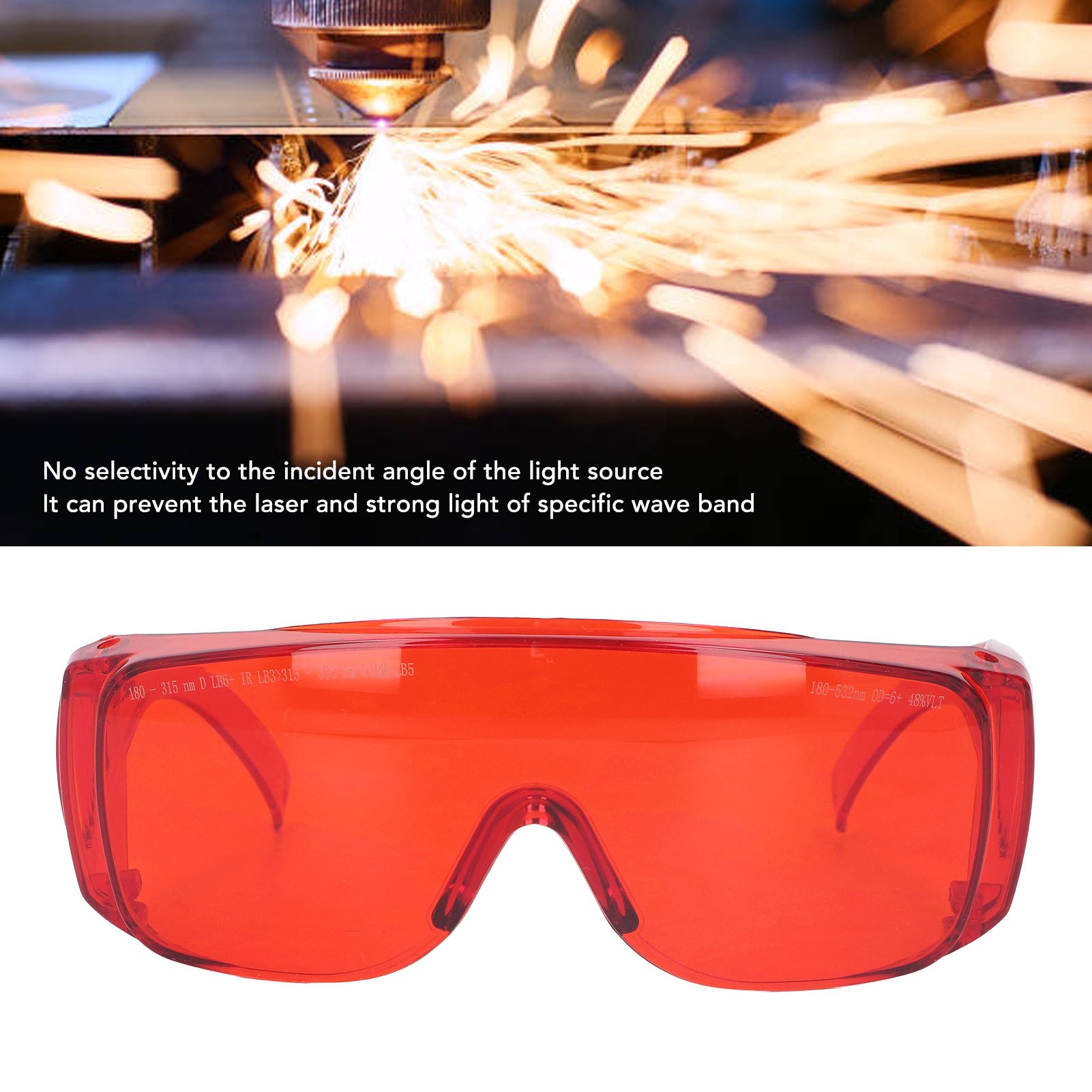 Okulary laserowe czerwone 180  – Industrial Laser Glasses recenzja i cena