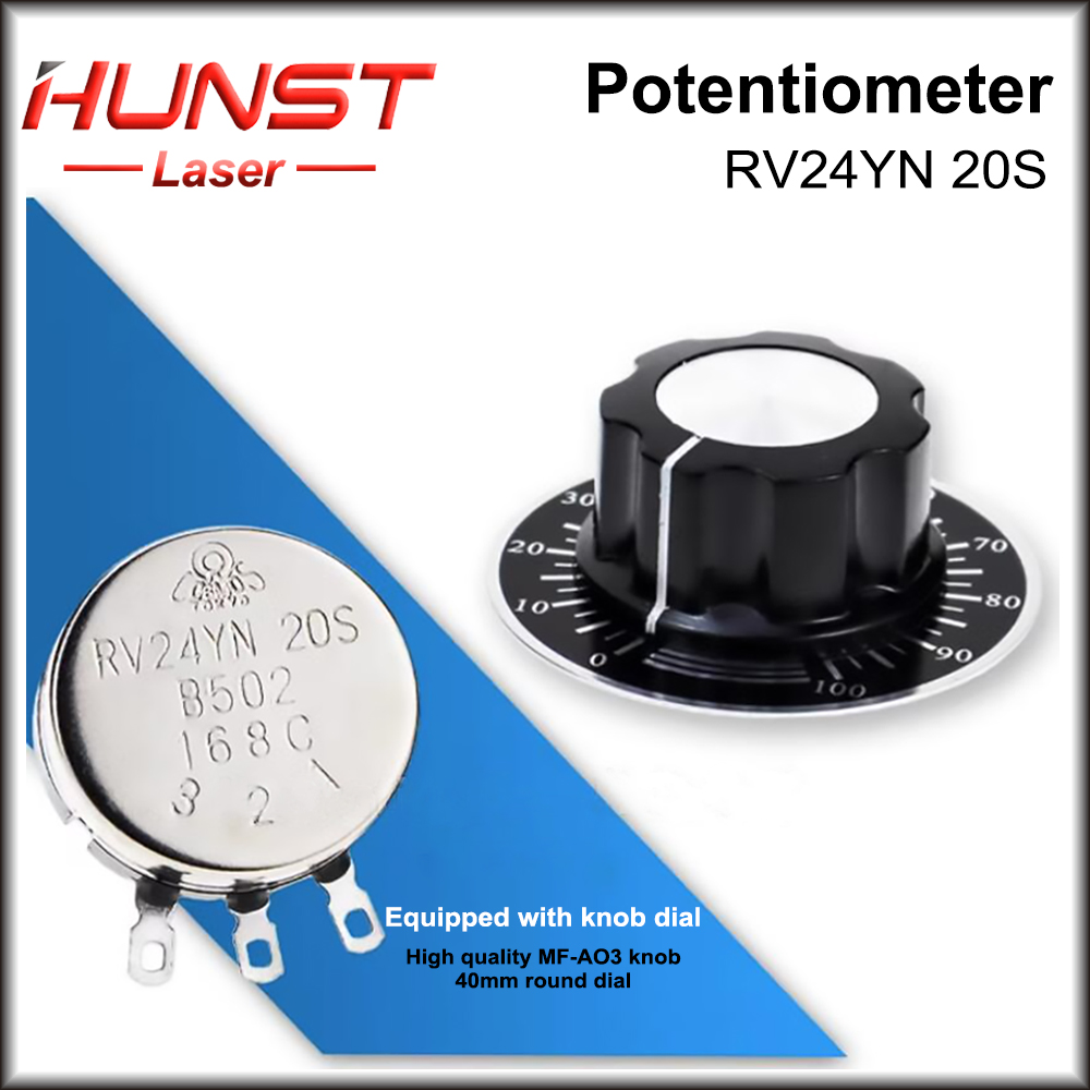 Potencjometr jednoobrotowy HUN – Co2 Laser Engraving Machine recenzja i cena